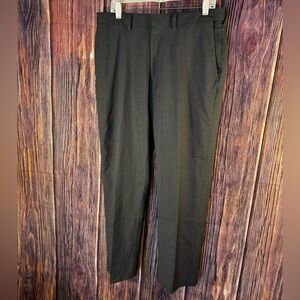Haggar Black Dress Pants Classic Straight-Leg 34x29